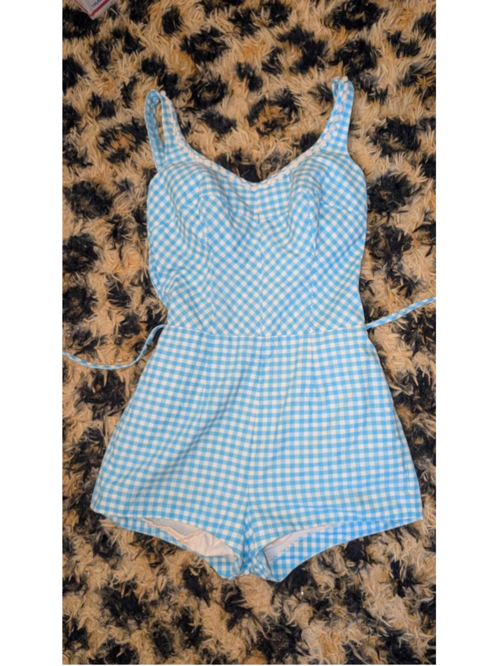 1950's Women's Jantzen One Piece Swimsuit playsuit